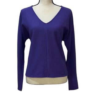 Alfani Ribbed Knit Long Sleeve Top